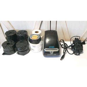 Dymo LabelWriter 450 Thermal Label Printer, AC Adapter, USB 1750110, Labels